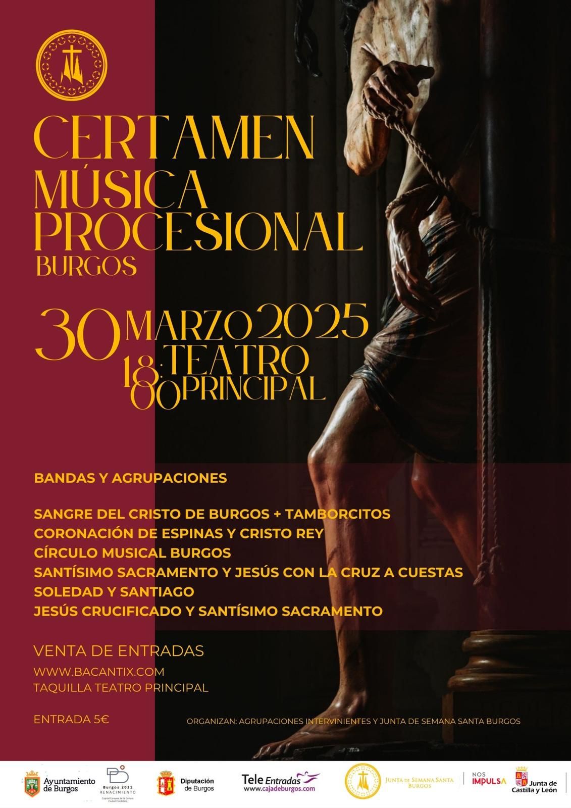 Ya a la ventas Entradas del Certamen de Música Procesional