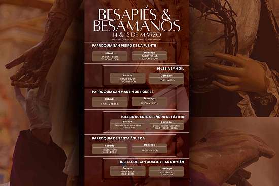 La devoción se hace gesto: besapiés y besamanos en parroquias de Burgos