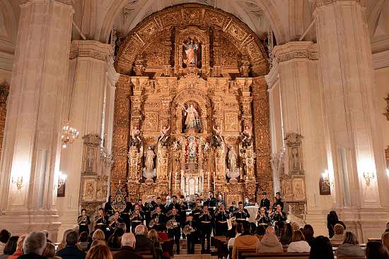 Concierto y besamanos en San Lorenzo el Real con la Banda de la Coronación de Espinas